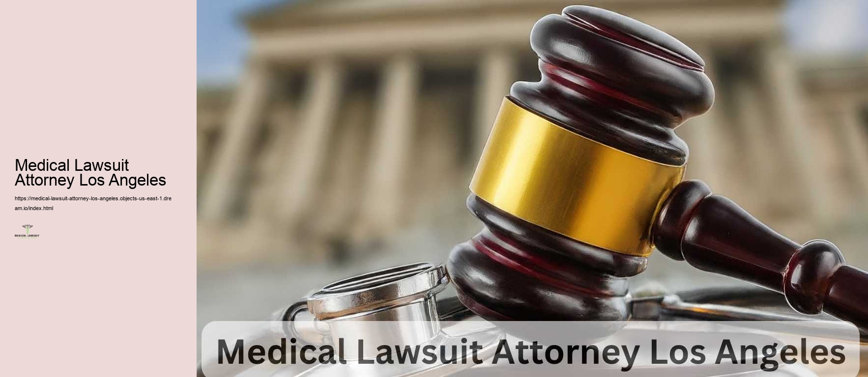 Medical Lawsuit Attorney Los Angeles